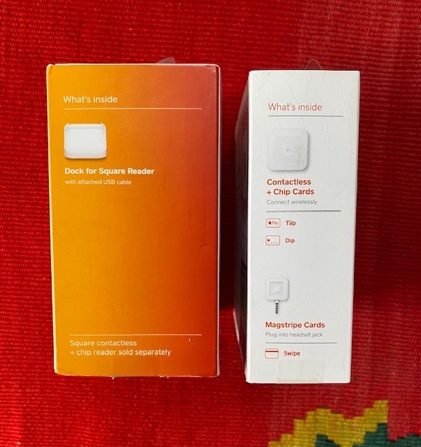 SQUARE Reader and Square Reader Dock NEW for Apple Pay and Chip Credit Cards