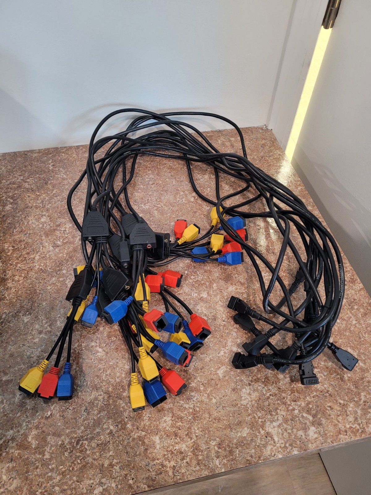 Lot of 8 PAX S300 Pigtail Adapter Hub Cable 200204030000172