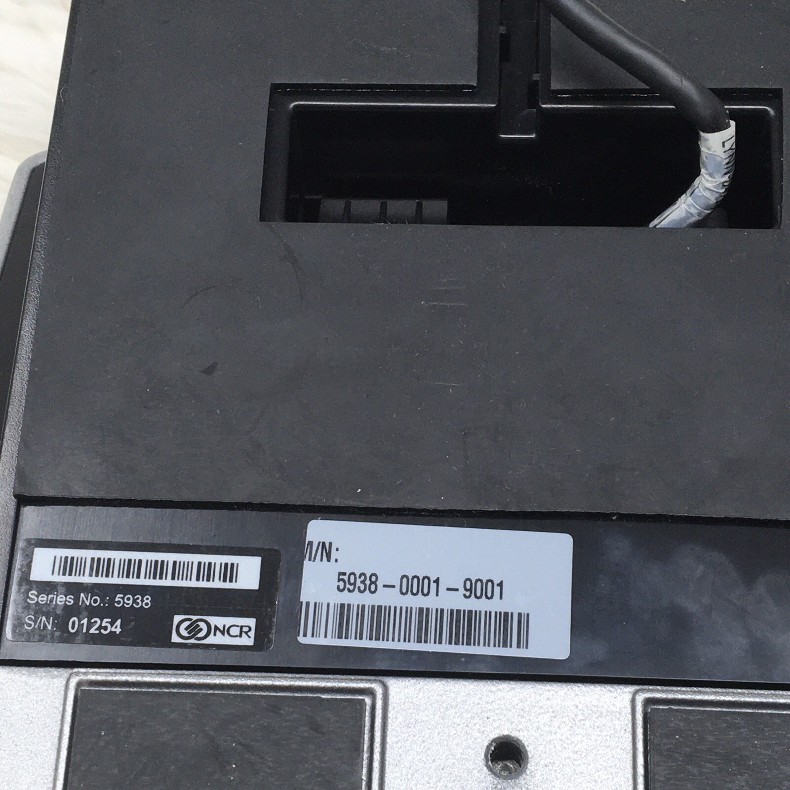 NCR Credit Card Swiper Reader 5938 And Hand Held Bar Code Reader LS2208