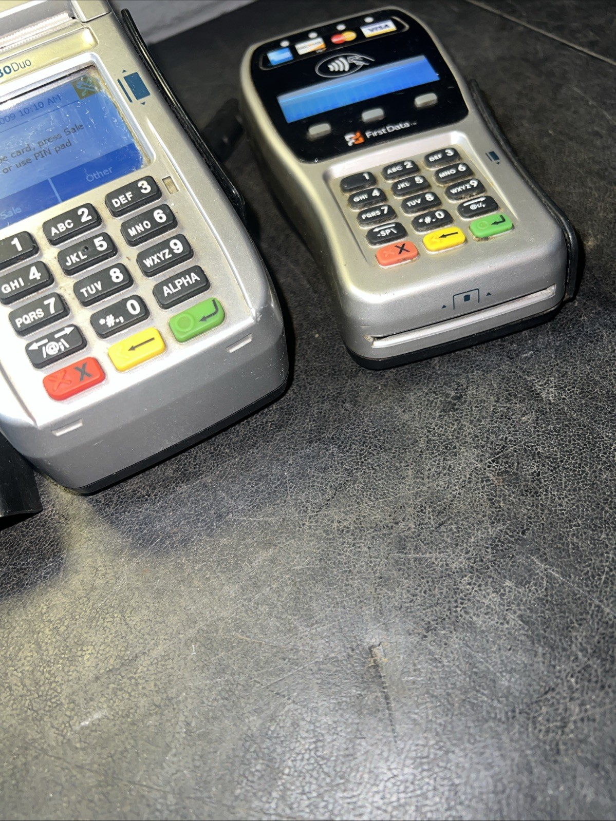 First Data FD130 Duo and FD-35 PIN Pad Credit Debit Card POS Terminal FD130Duo