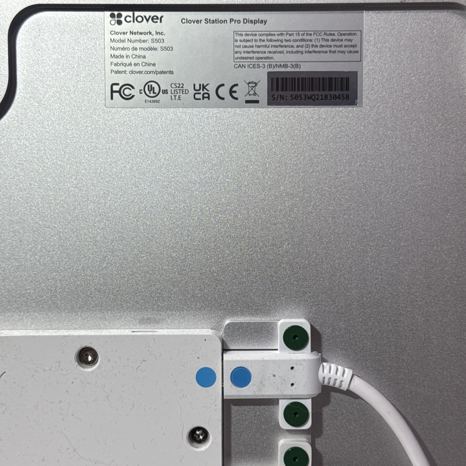 CLOVER POS System S503 C503 P500 H500 Terminal Printer Register Scanner