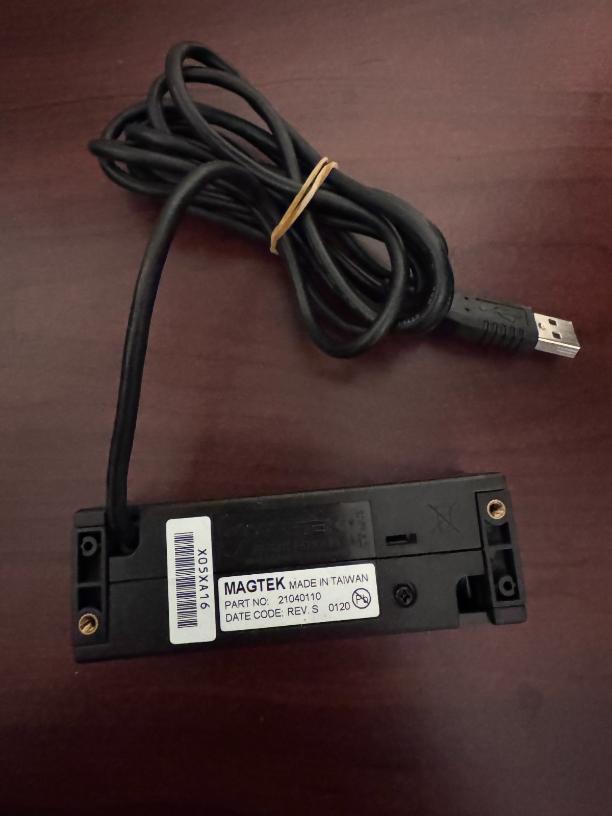 MagTek 21040110 USB Magnetic Credit Card Swipe Reader
