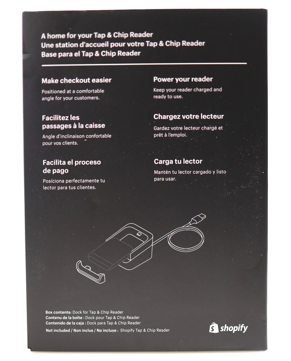 New Shopify Dock for Tap and Chip Reader S1802B
