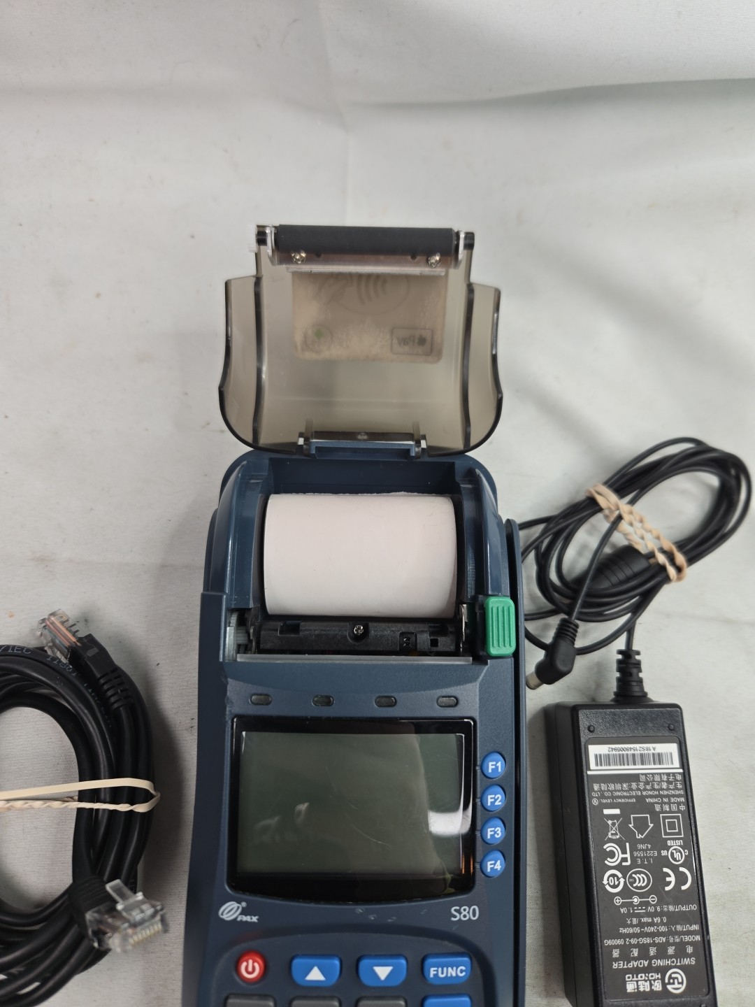 PAX S80 EMV NFC Credit Card Machine Terminal POS Processor With Power Cord