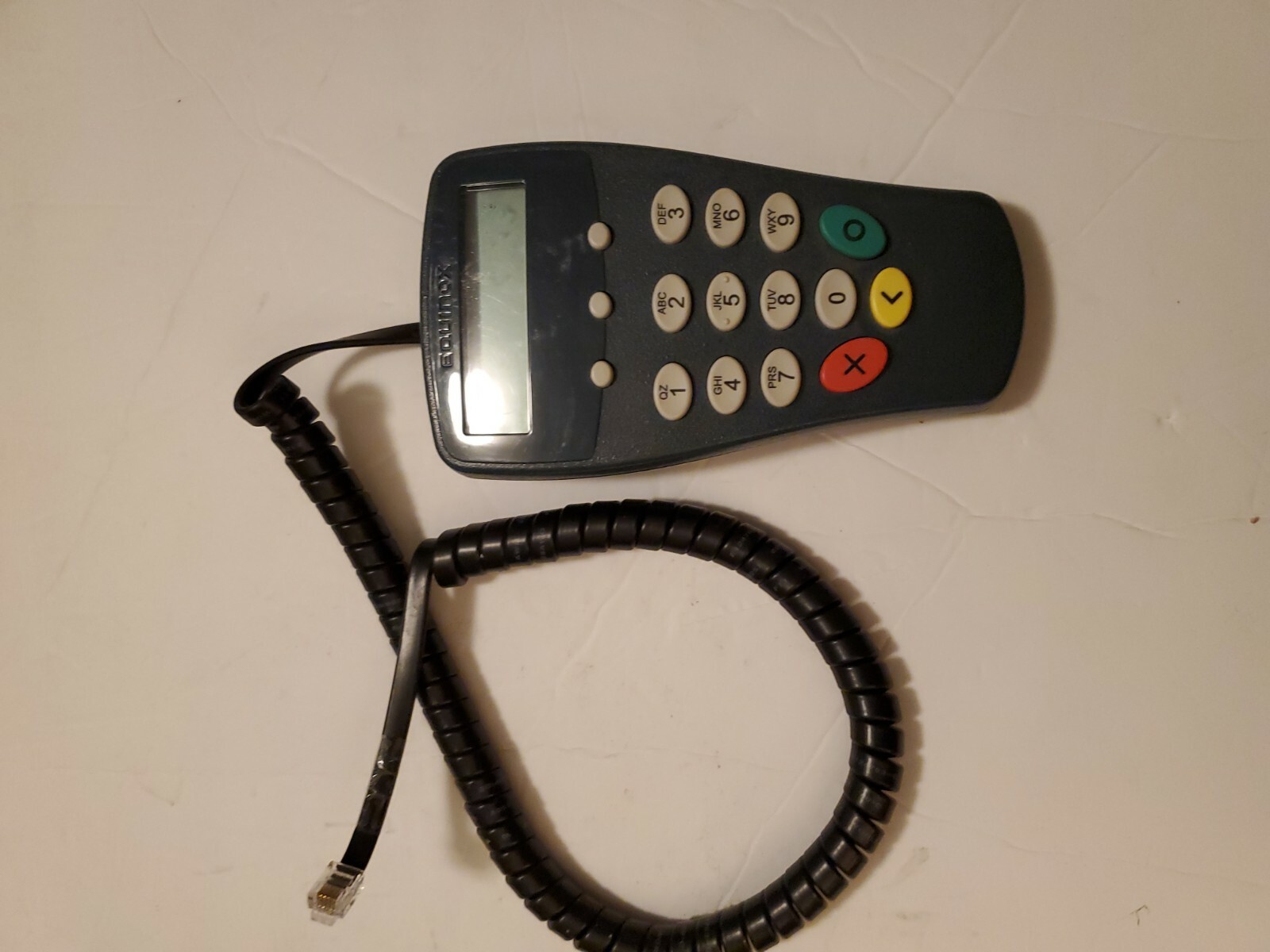 Equinox Pin Pad P1300 With Cable Dark Gray no other accessories included