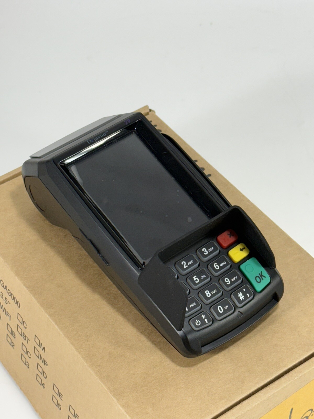 Dejavoo Z9 VEGA3000 ~ WiFi / 3G Credit Card Payment Terminal with Power Supply