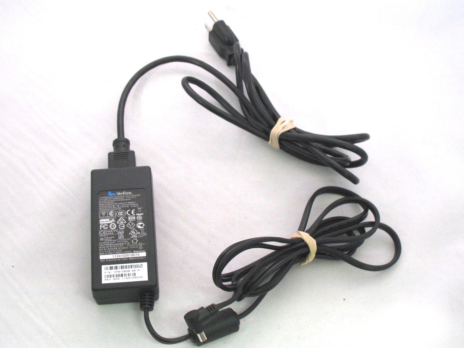 Verifone Omni 3730 Vx 570 / 510 / 610 Power Supply Cord Cable