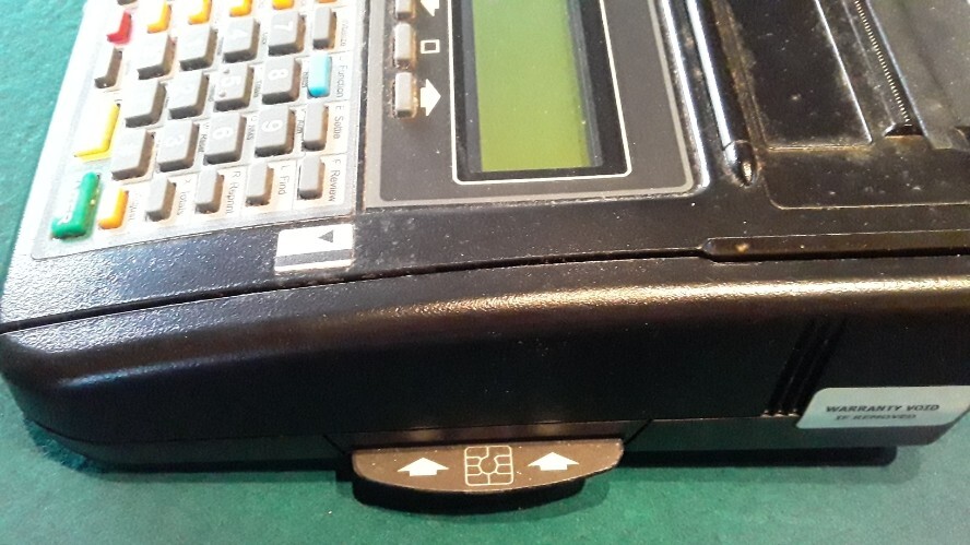 HYPERCOM T7 PLUS,1MB MEMORY,REFURBISHED USED CREDIT CARD MACHINE-DIAL UP MODEM