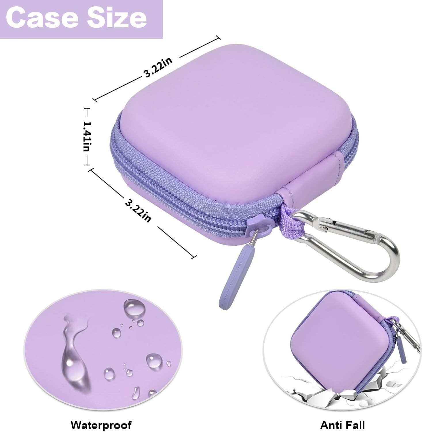 Square A-SKU-0485 Contactless and Chip Card Reader Case – Hard Carrying Bag H…