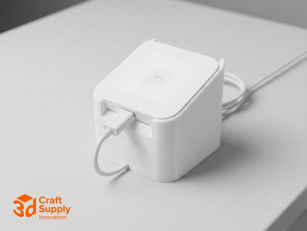 Angled Desk Stand Base Kiosk Mount for Square Reader Chip Tap