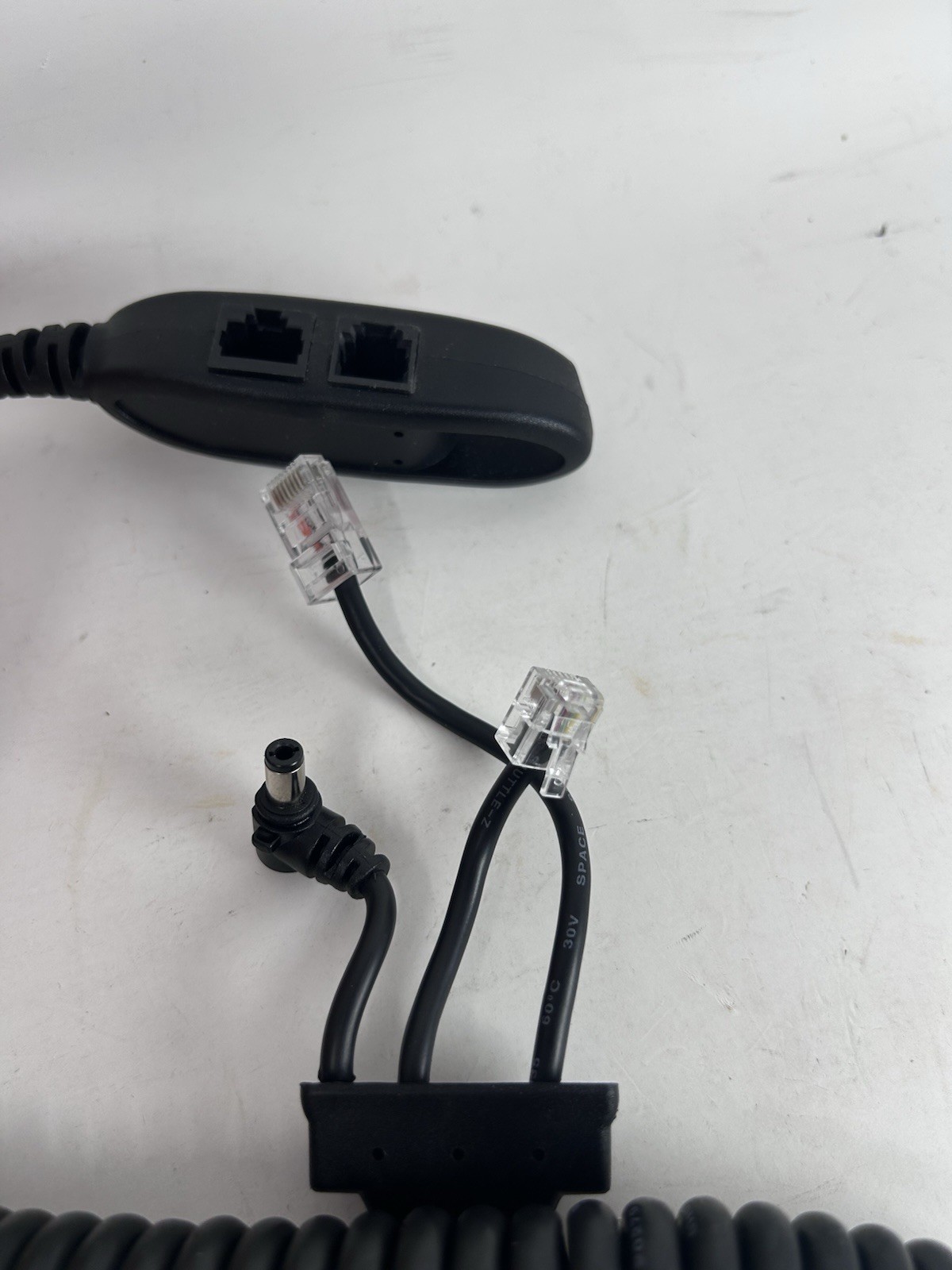 VERIFONE VX520 Tri Cable For Cat6 Ethernet & Landline, AC Adaptor Plug-In Back