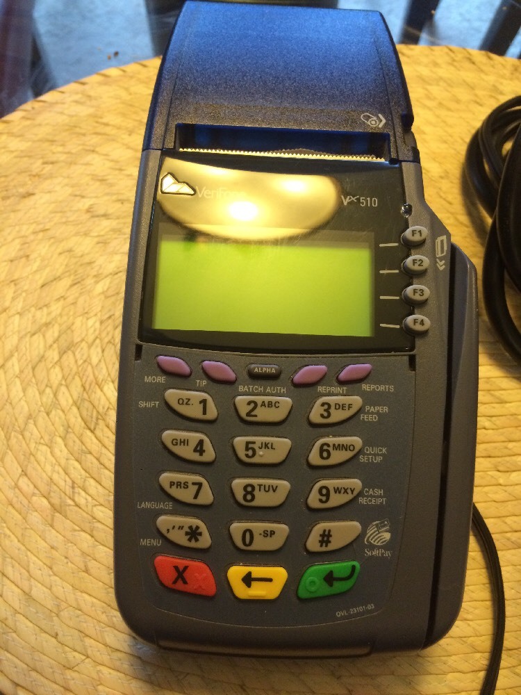 Verifone VX510 / Omni 3730 / 5100 Credit Card Terminal with Power Supply