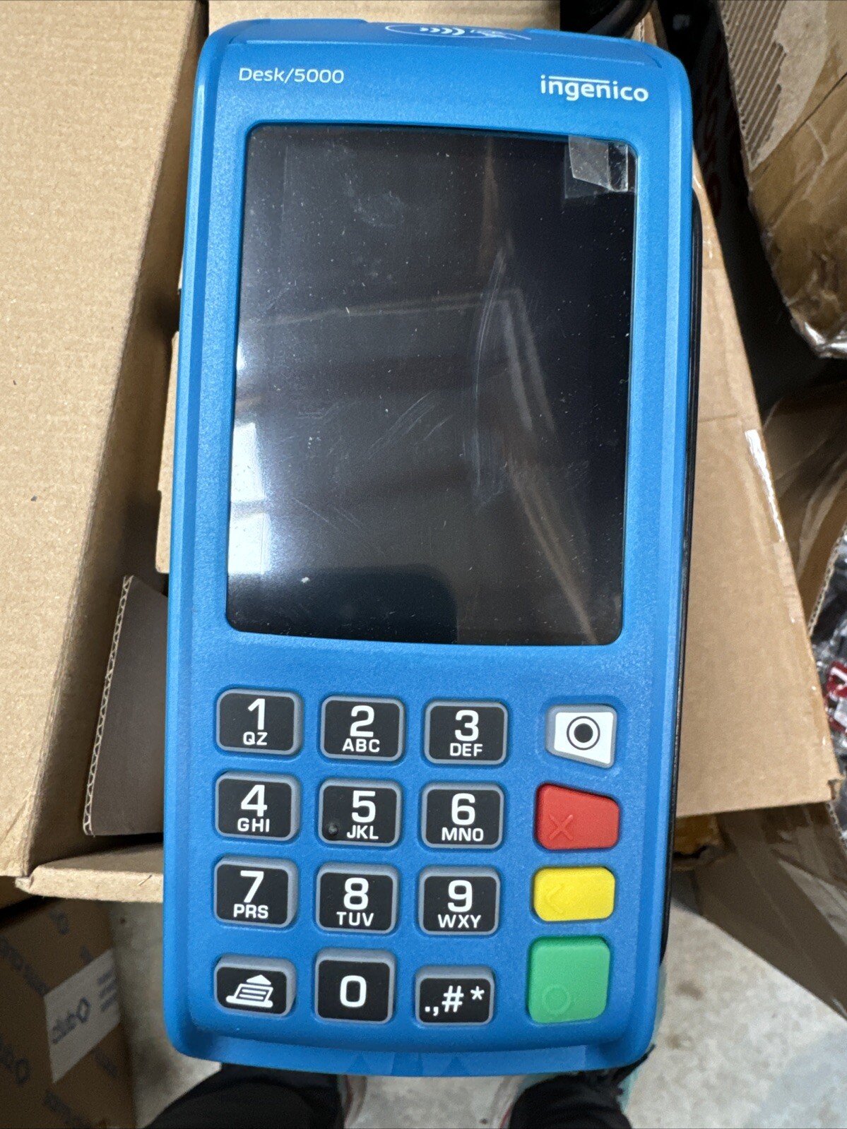Ingenico Desk 5000 (PCA30011407t) Payment Terminal Untested Appears New