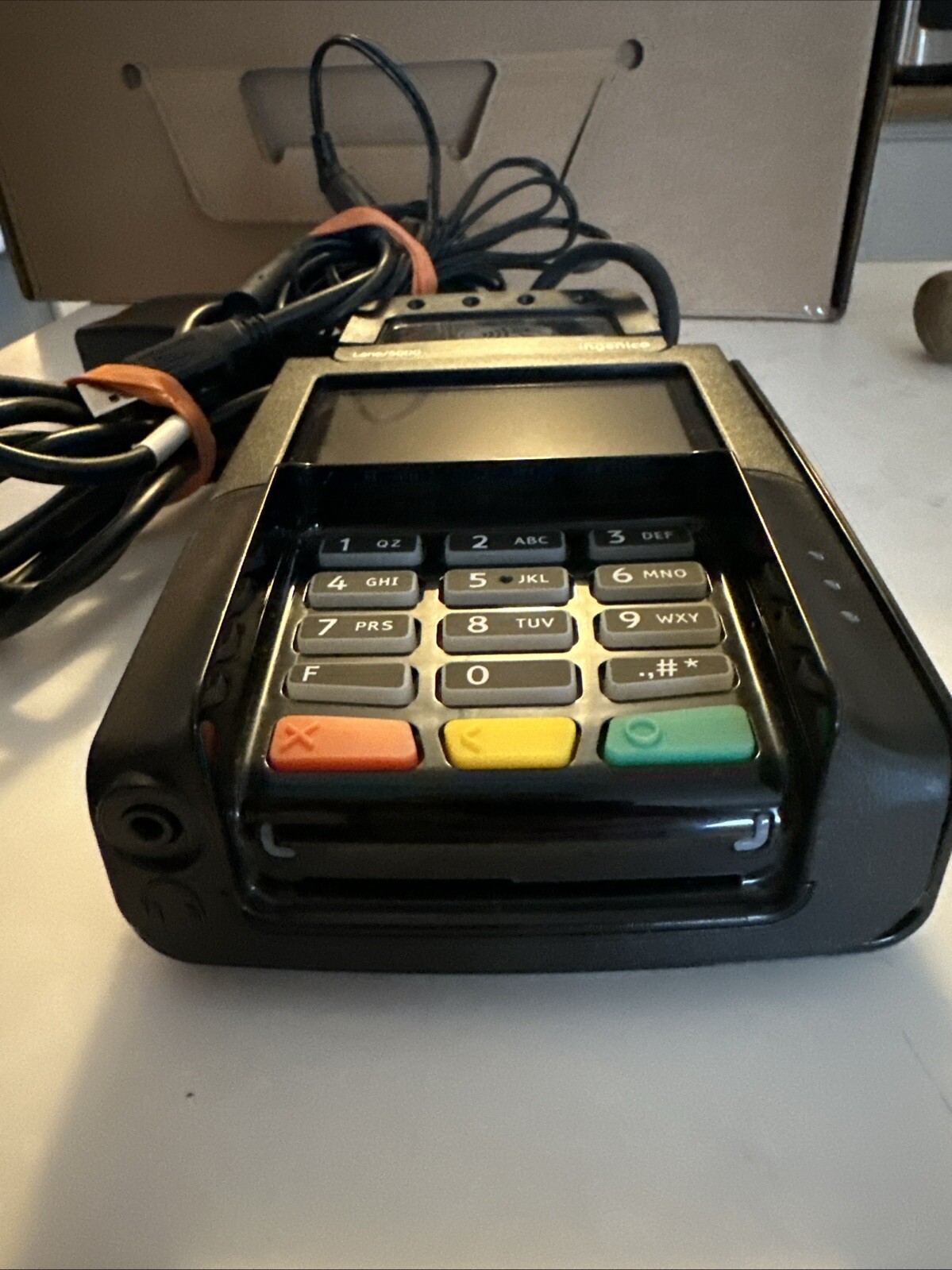 INGENICO LANE 5000 PAYMENT PROCESSING TERMINAL Level 3 No Pen