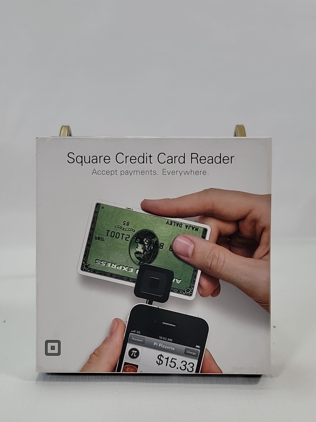 Square Credit Card Reader White 3.5mm Audio Jack Mobile POS New/Open Box