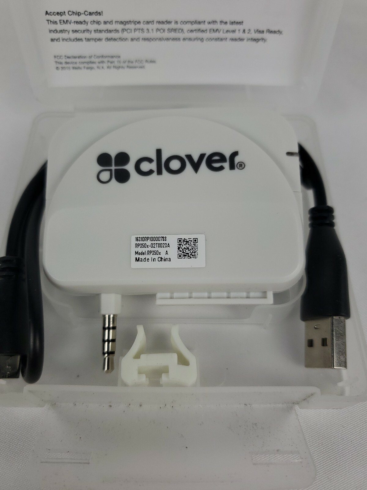 Clover RP 350x, Wells Fargo