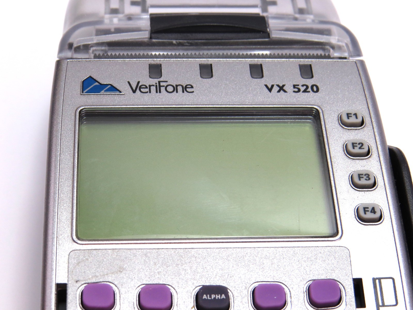 Verifone VX520 POS Credit Card Machine, LCD Screen, UNTESTED for Parts/Repair