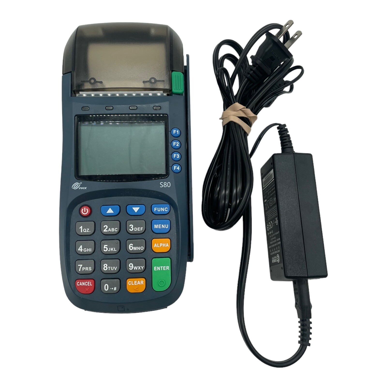 PAX S80 Credit Card Terminal Unit Great Cosmetic Condition Password Unknown