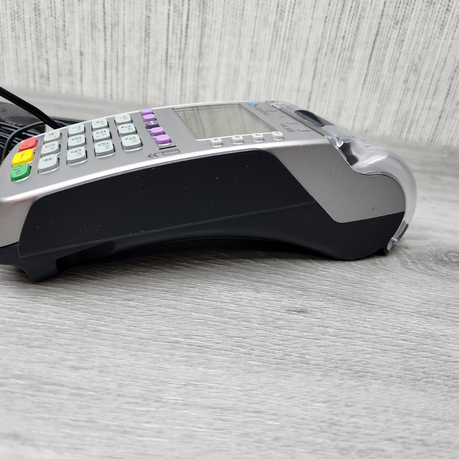 Verifone VX520 POS Credit Card Reader Machine #M252-753-03-NAA-3 w/ Power Supply