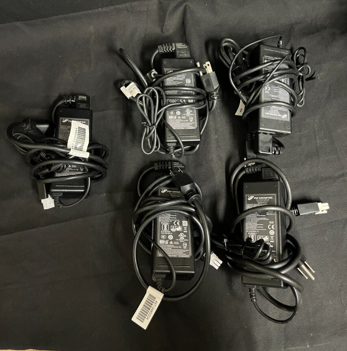 USED | Genuine 90W FSP 6-Pin AC Adapter NCR Power Supply 19V 4.74A w | LOT OF 5