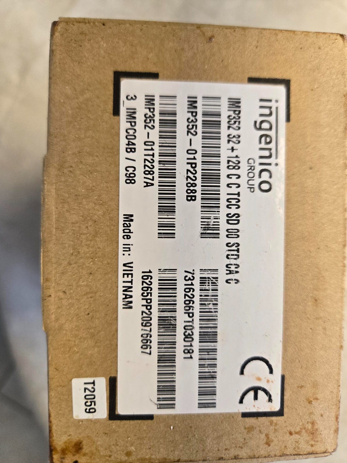Ingenico iSMP BT Companion Wireless NFC Payment Term. IMP352-01P2288B Lot of 4
