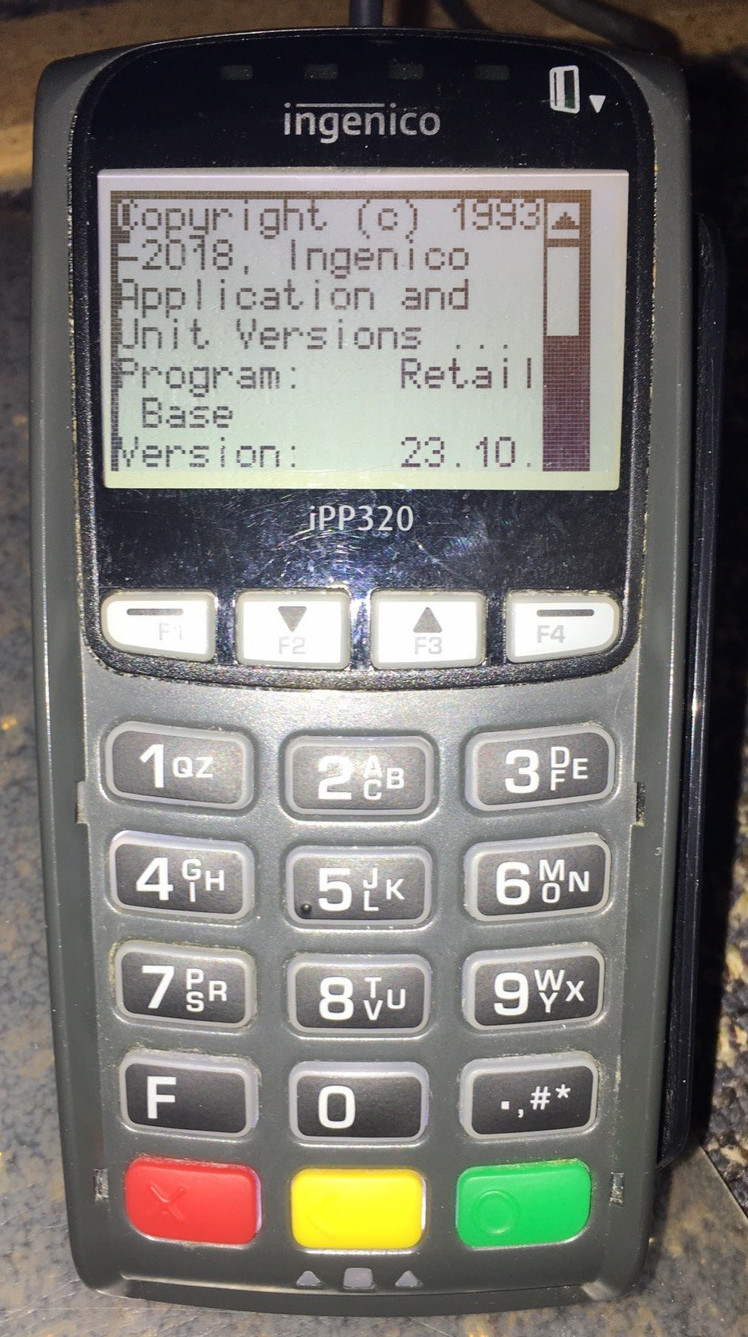 Ingenico iPP320 credit card terminal credit card reader ipp320-11t2390a