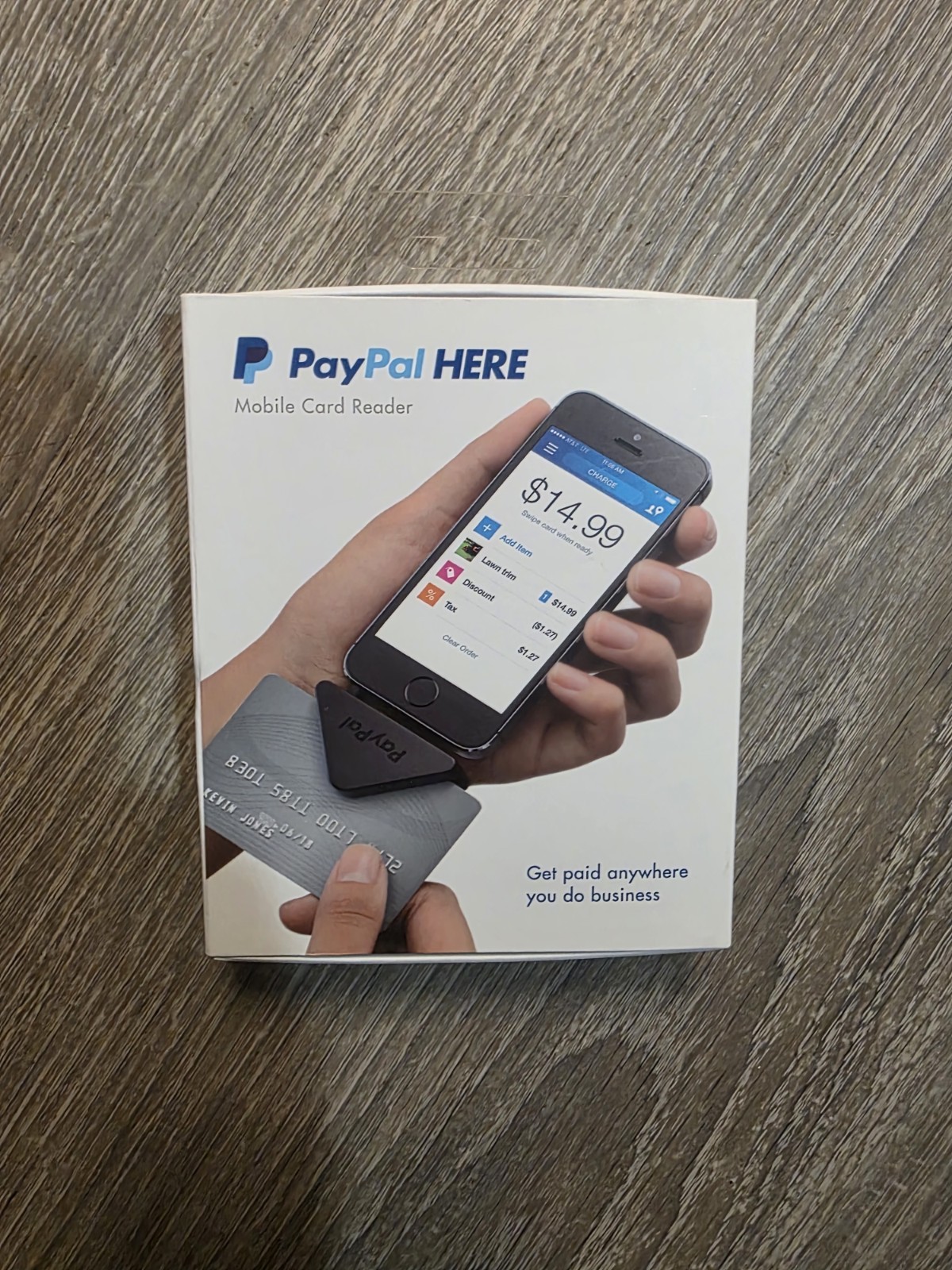 PayPal Mobile Credit Card Reader Swiper iPhone and Android 3.5mm Headphone Jack