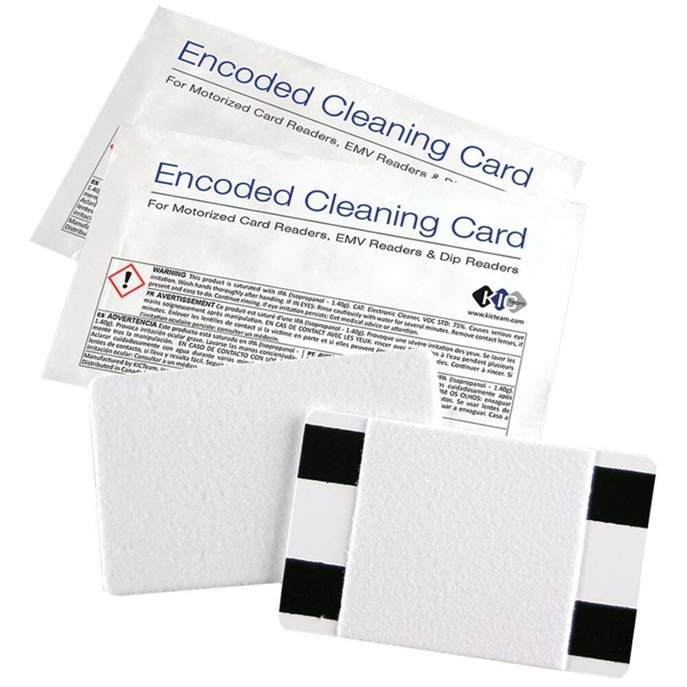 Kicteam Encoded ATM Cleaning Card 10 Cleaning Cards in pack.
