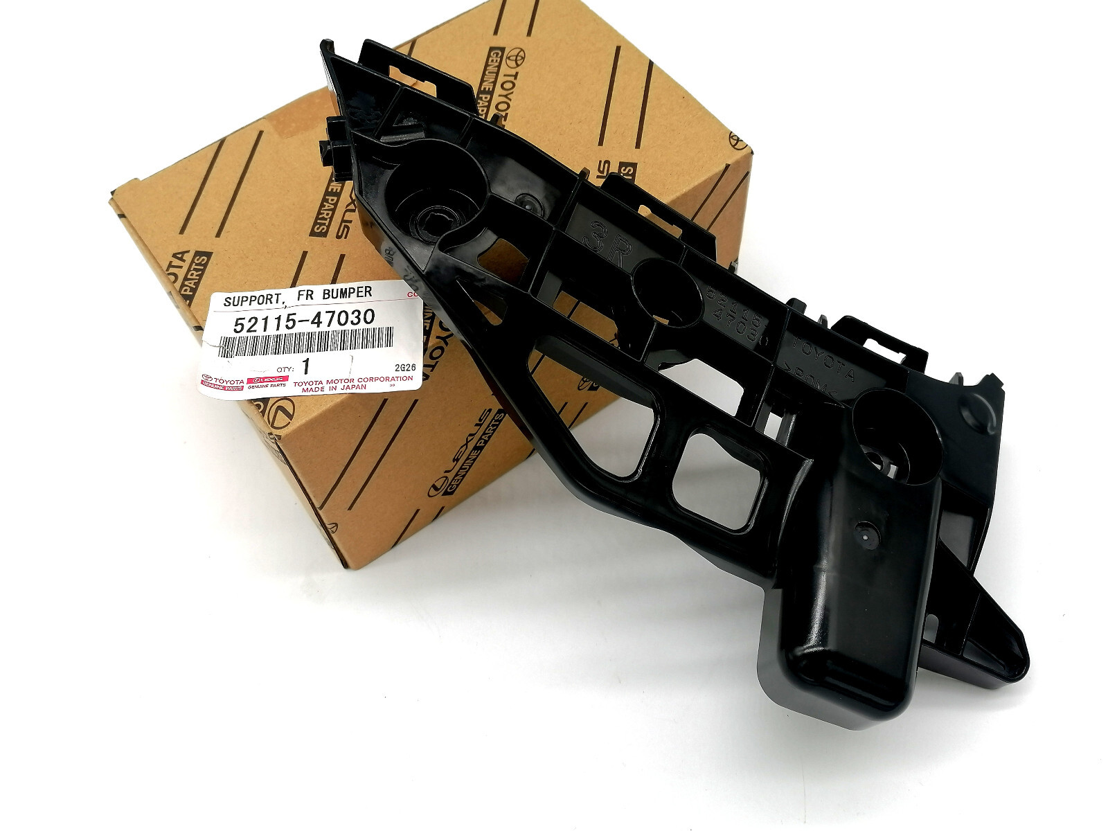 5211547030 GENUINE FOR TOYOTA 2012-2017 PRIUS V /+ FRONT BUMPER RIGHT BRACKET