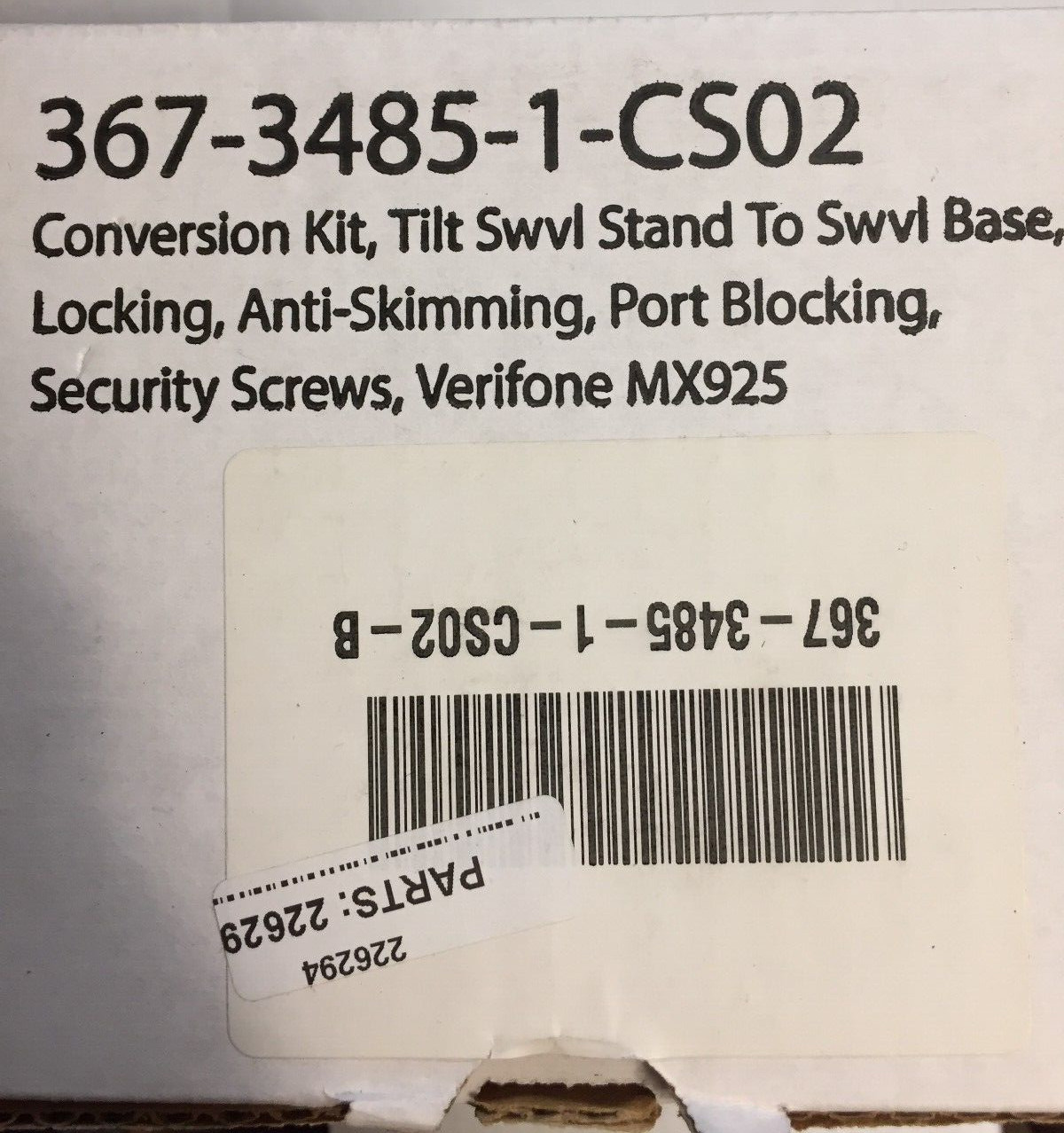 ENS 367-3485-1-CS02 Conversion Kit, Tilt Swivel Stand for VeriFone MX925 –