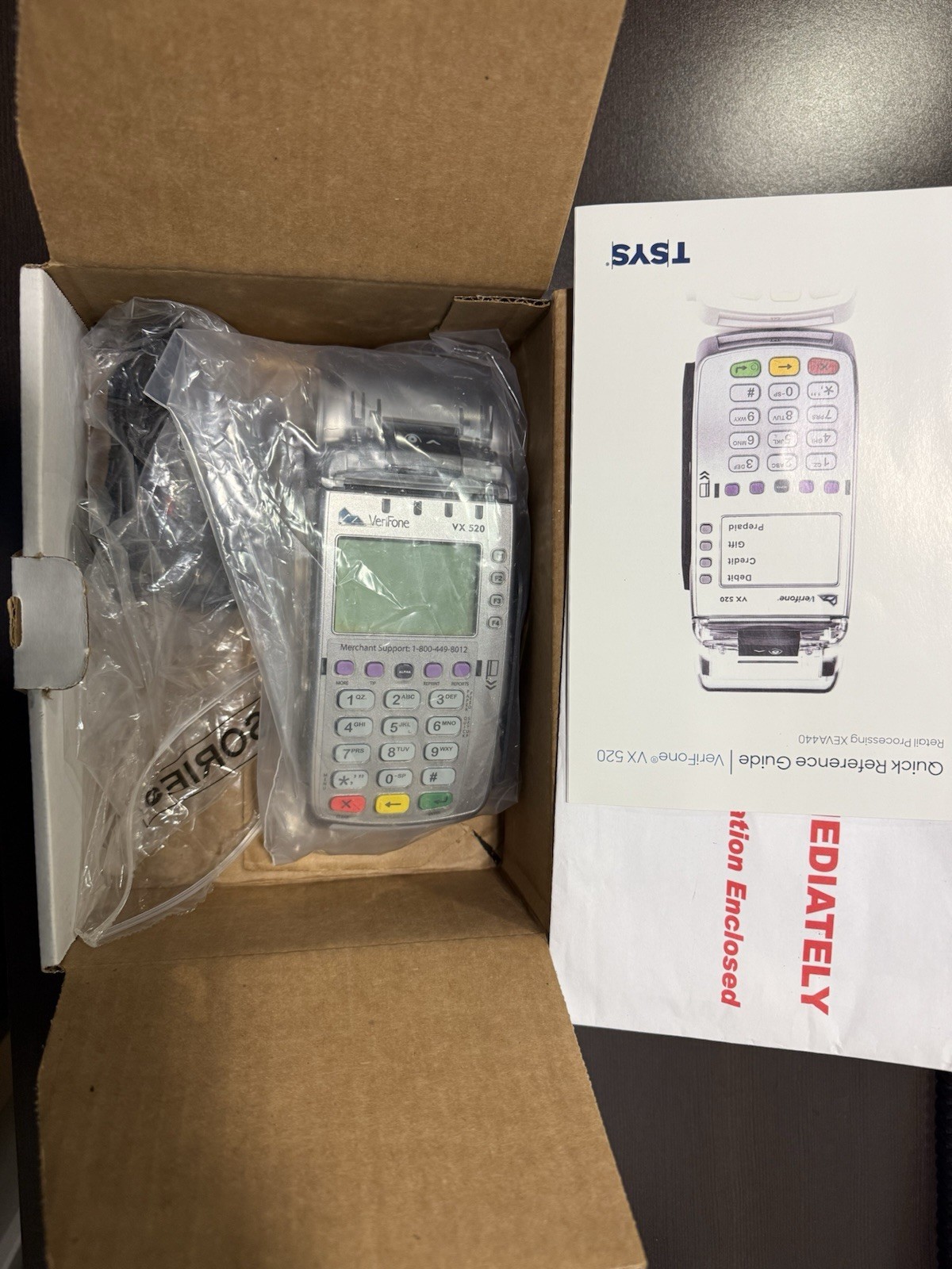 Verifone VX 520 EMV Credit Card Machine