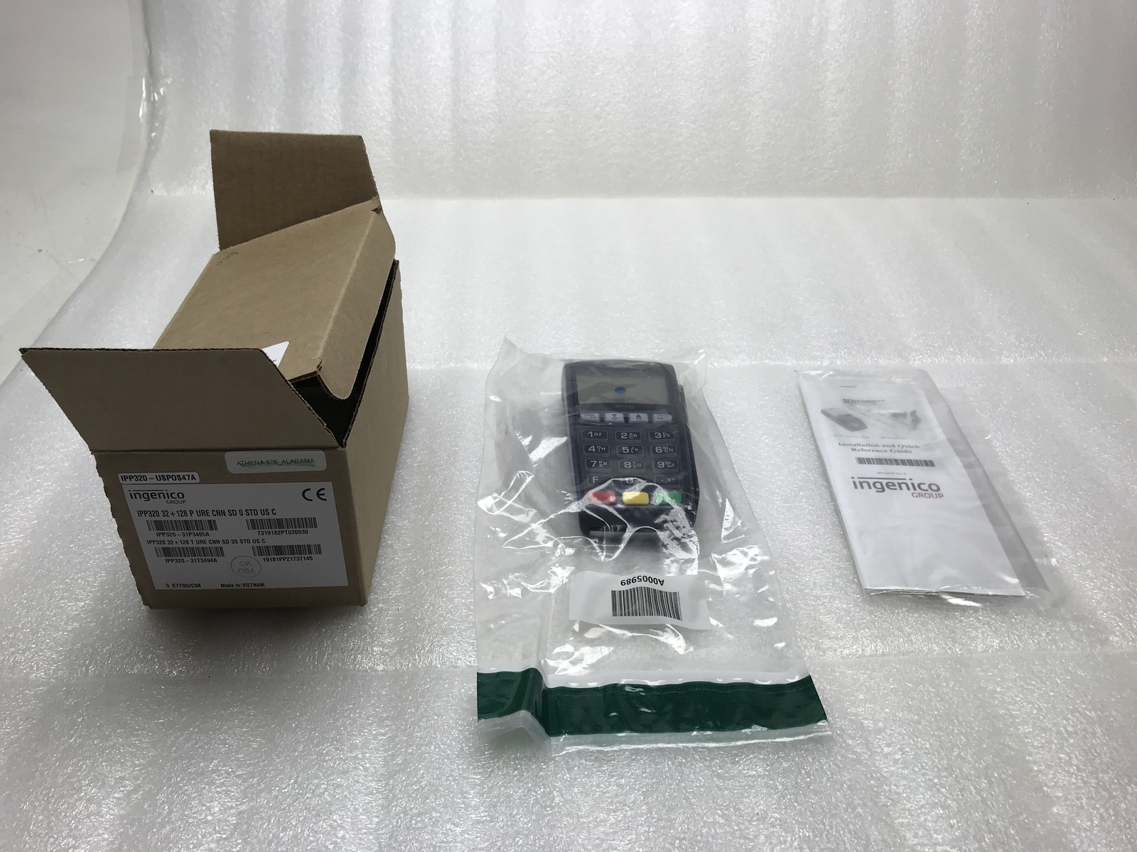 New Open Box Ingenico IPP320 Payment Credit Card Terminal No Cord