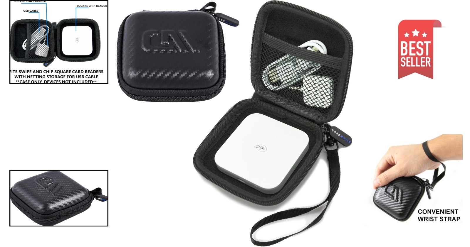 Credit Card Reader Case for Square Contactless Chip Reader, Chip Reader Scanner