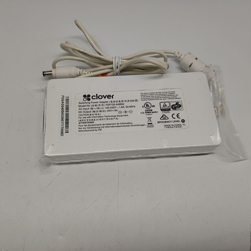 24V 5A Genuine Clover Station AC Adapter Power Supply~ FSP120-AABN3 FSP120-AABN2