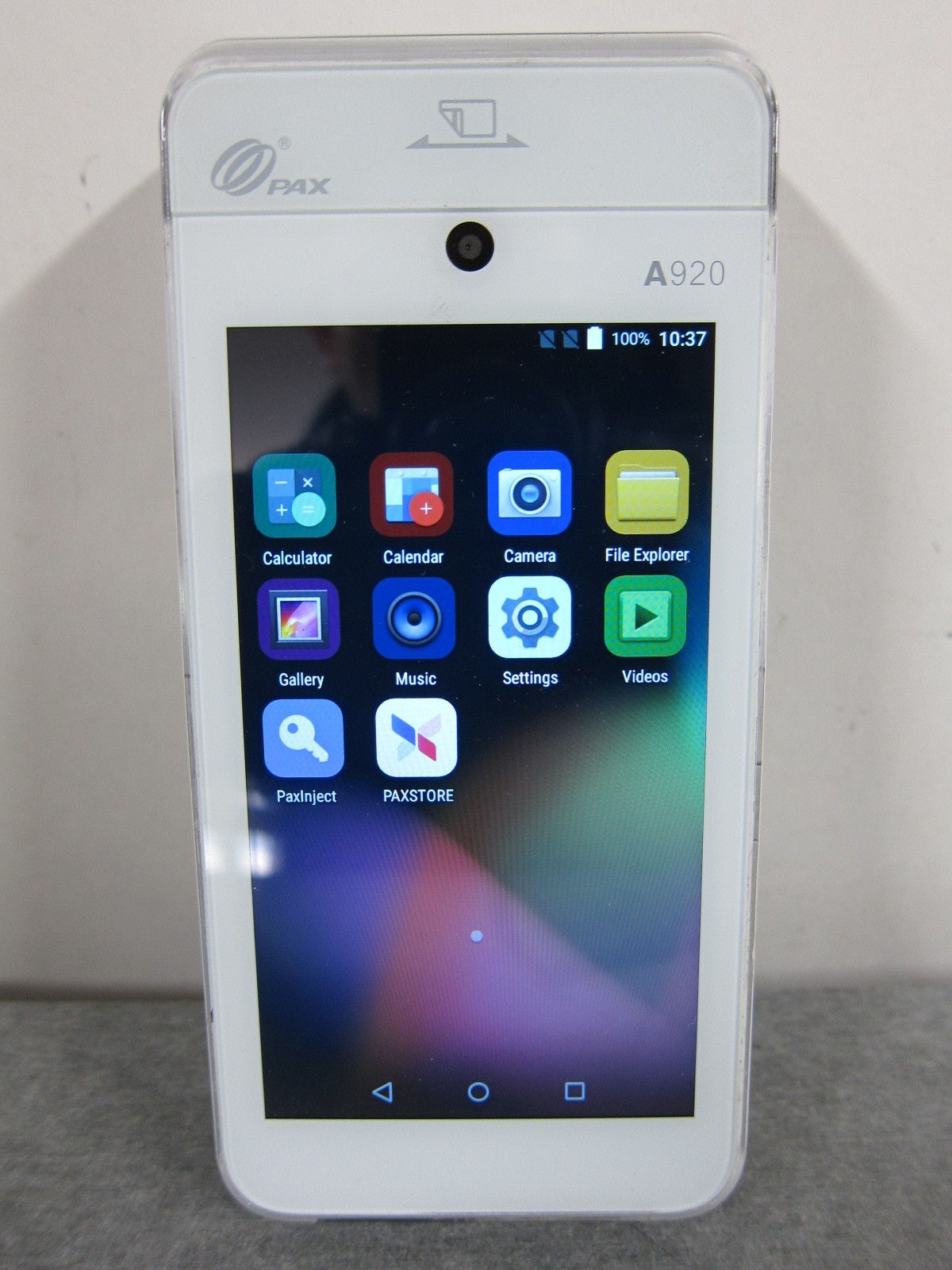 PAX A920 POS Terminal – POWERS ON – READ DESC