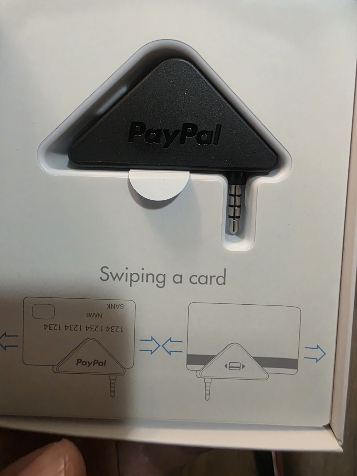 PayPal Mobile Credit Card Reader Swiper iPhone and Android 3.5mm Headphone Jack