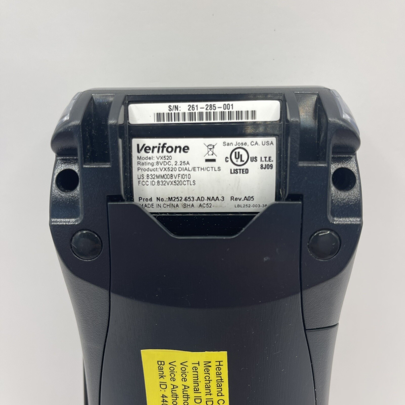 VeriFone VX 520 Credit Card Machine Terminal EMV Chip Reader/Swipe *Untested*