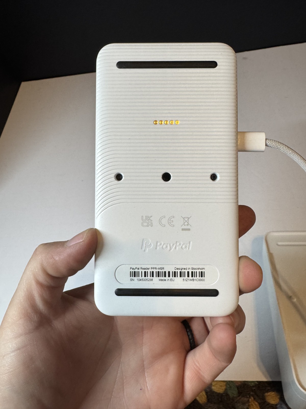 PayPal Zettle/POS system/payment solutions & card reader White