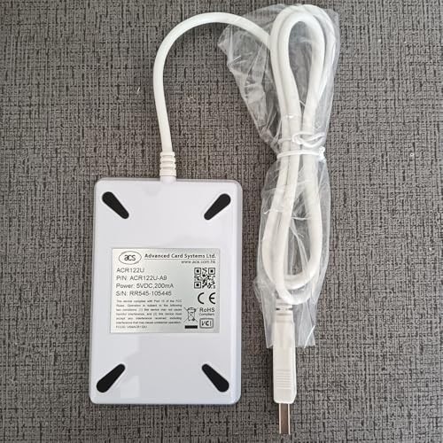 NFC Reader Writer + 5 NTAG213 NFC Tags + Free Software – Fast Data Transfer