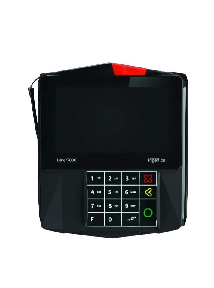Ingenico Lane 7000 Credit Card Terminal – EMV, NFC, Contactless w/ Stylus
