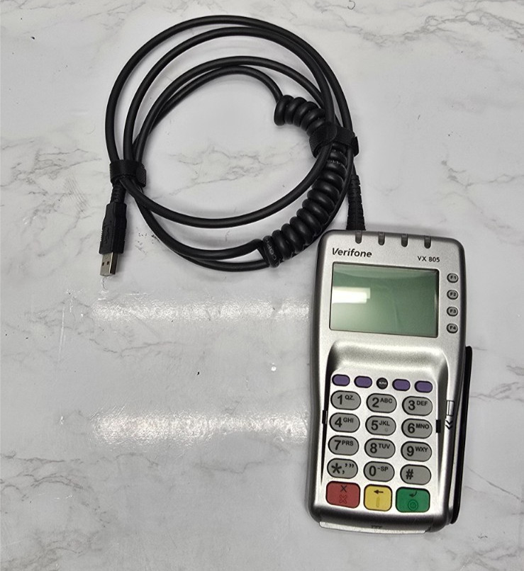 Verifone VX-805 Pin Pad Card Reader 160mb Keypad USB Version