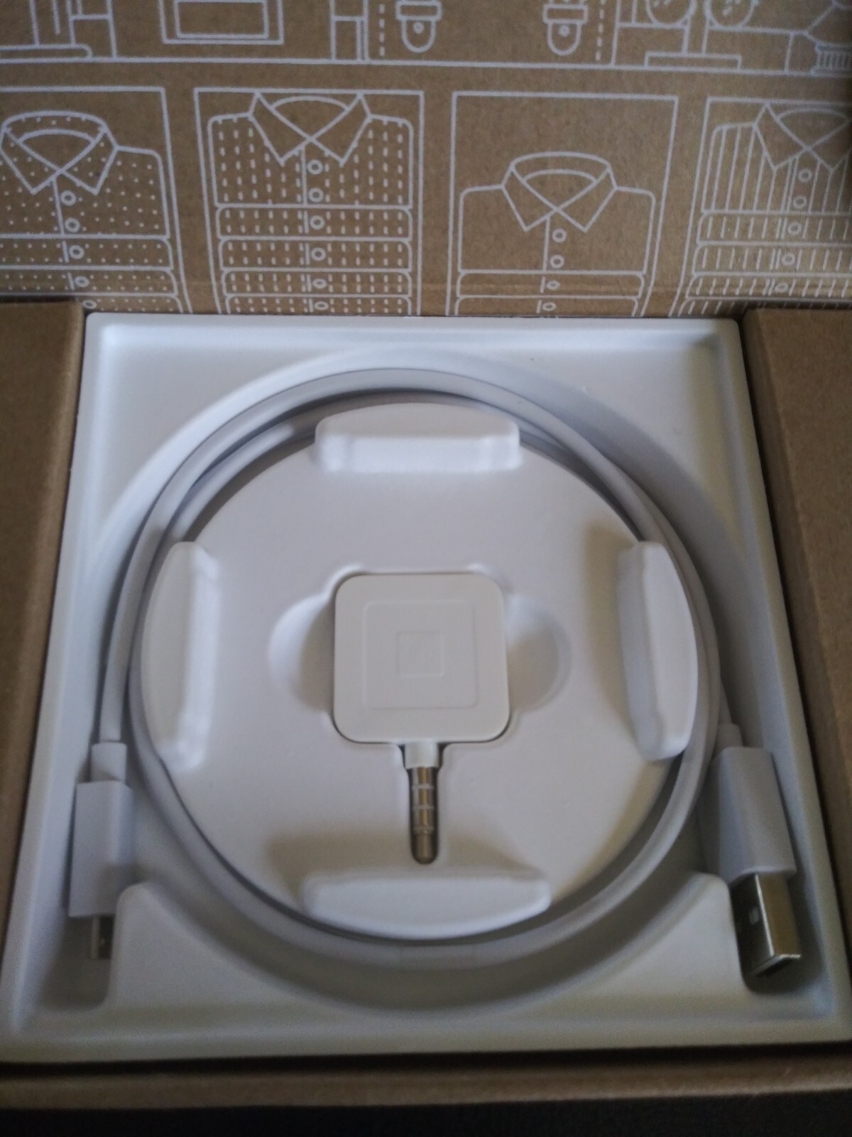Square Reader Magstripe Reader & Micro USB Cable only NEW