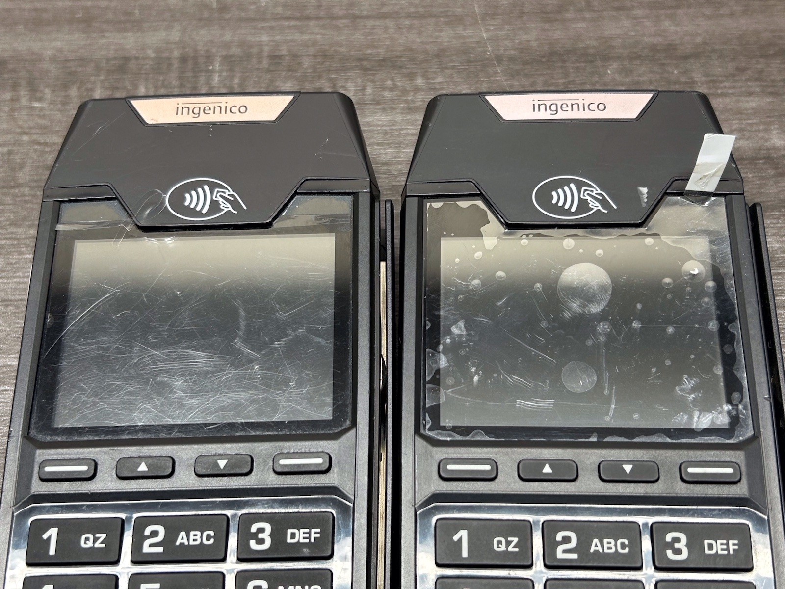 Lot Of 2Ingenico LAN360 Lane3600 Credit Card Reader-Payment Terminals Only|#D443