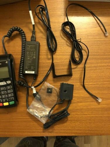 INGENICO iCT220 Credit Card Terminal – used, with accessories pictured + BONUS