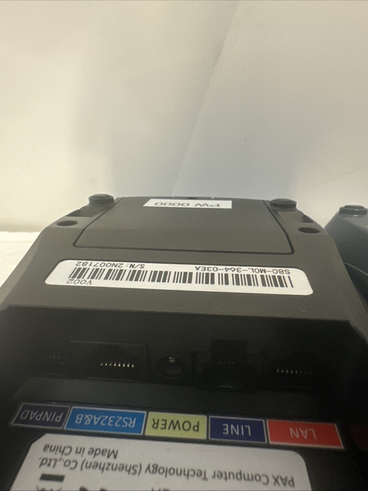 2 Pax POS S80 Credit Card Machine Terminal Chip Swipe Pin Pad – Untested No Cord