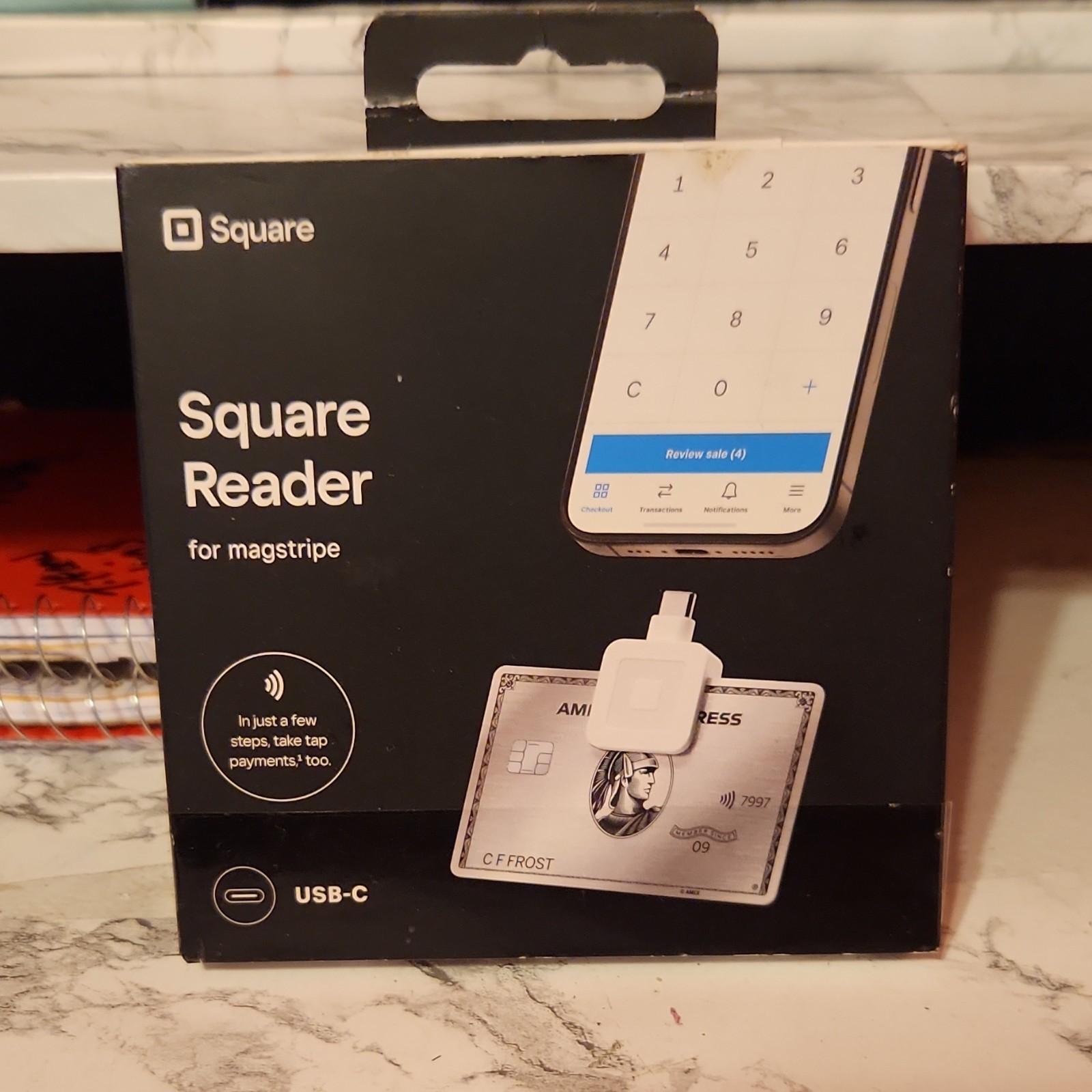 Square Magstripe Reader USB-C Mobile Credit Card Reader SKU-0596