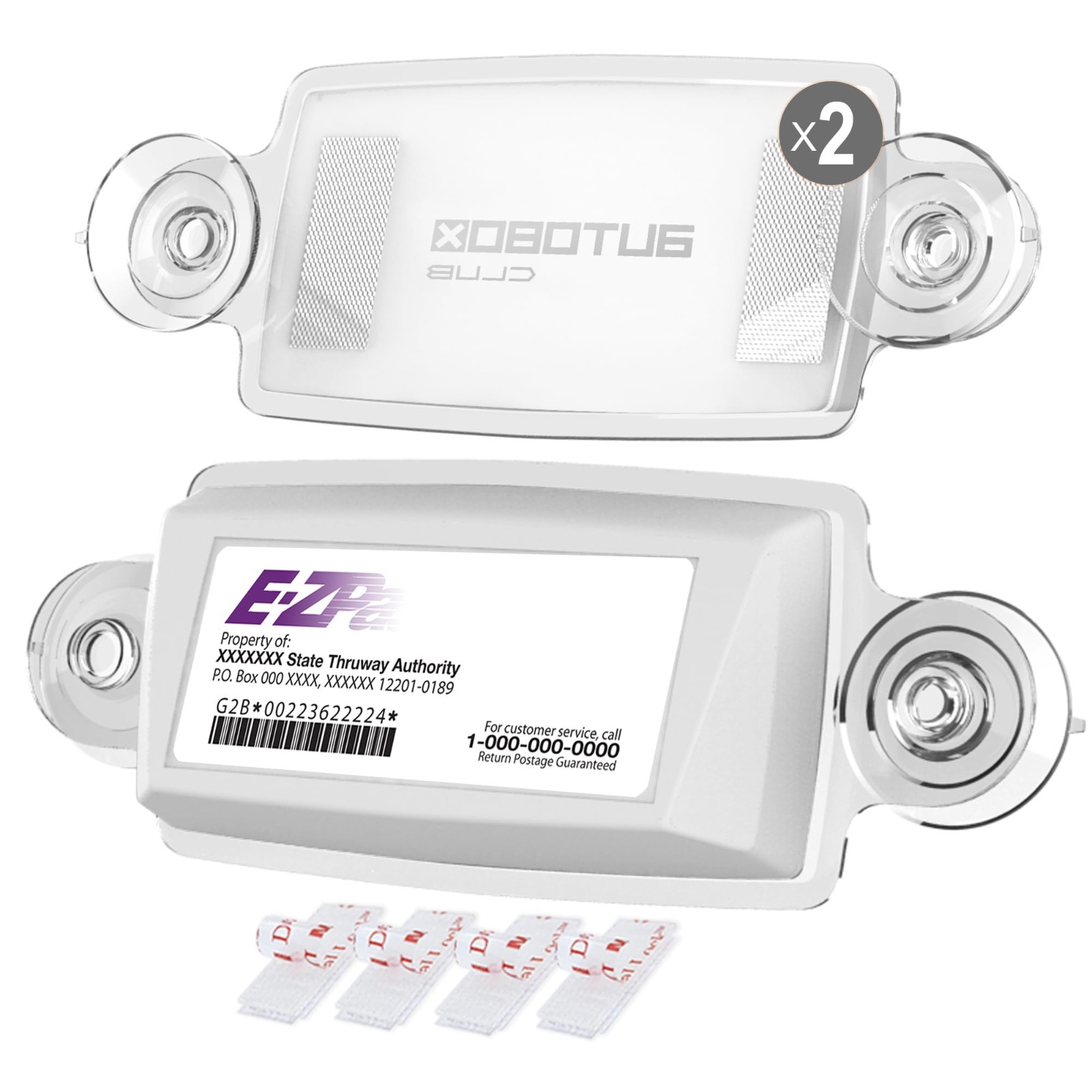 Universal EZ Pass Holder for All US Toll Passes – Easy Install, UV-Protective, 4