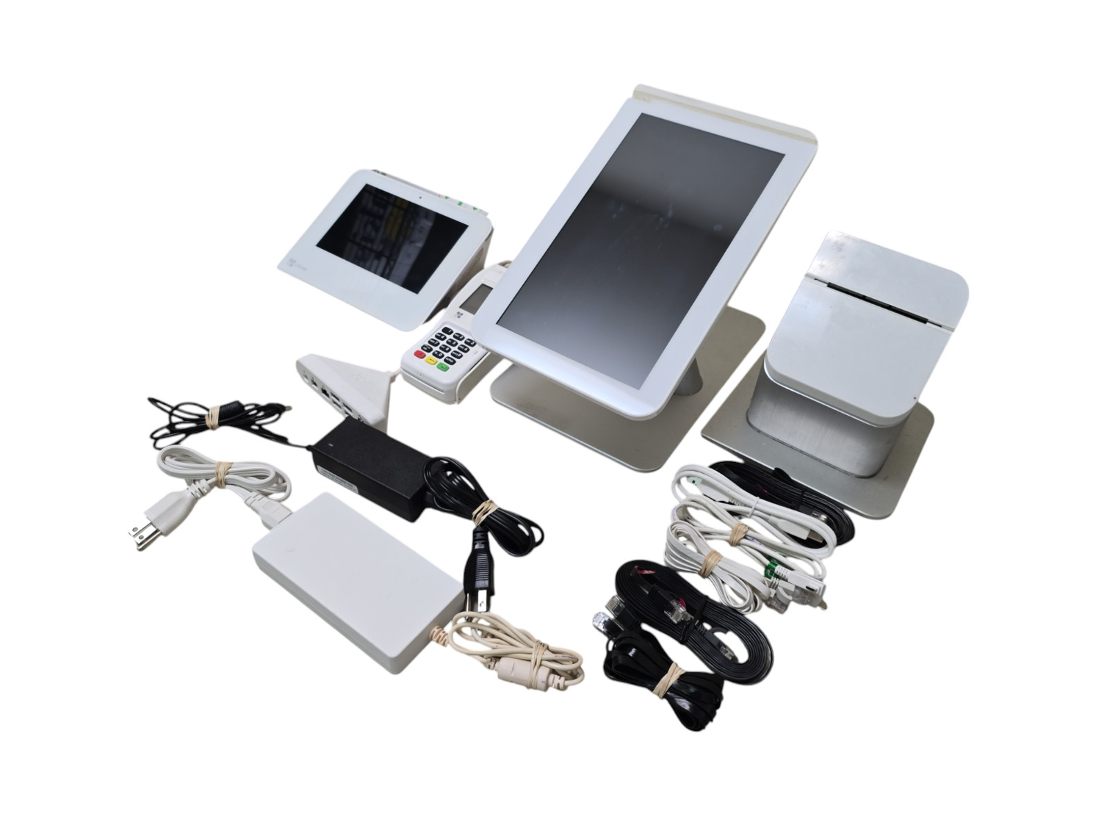 Clover Station POS 1.0 System P100 Printer C100 Screen xPED-8006L2-3CR Set