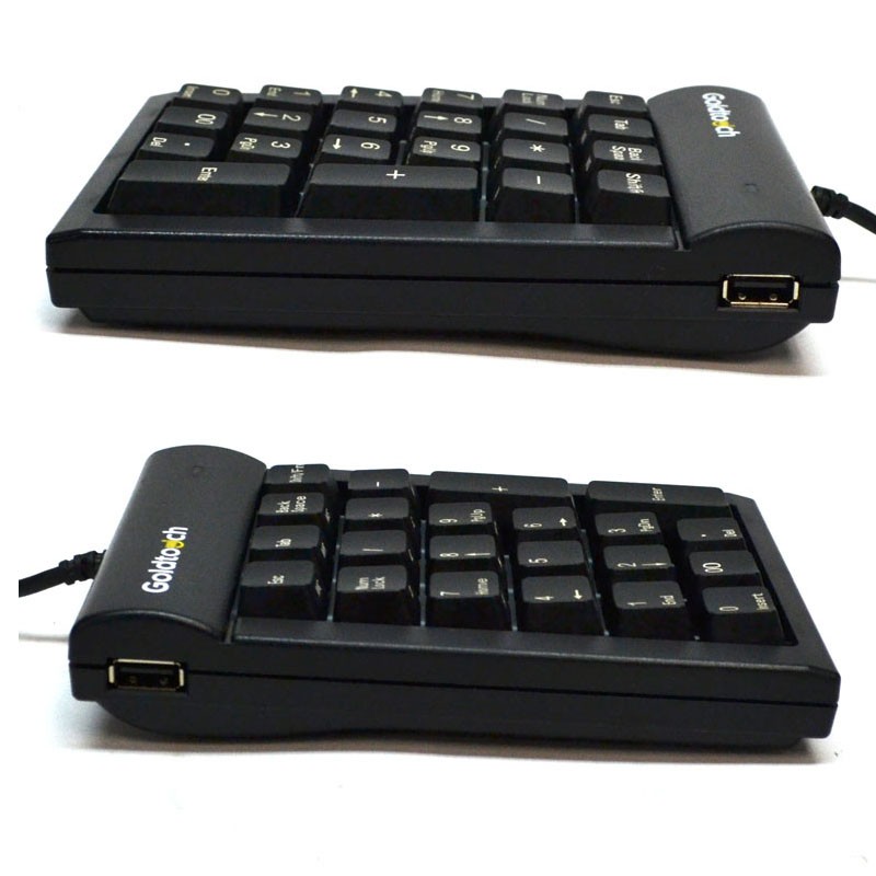 Magtek 21040110 USB KB Sureswipe Card Reader w/Goldtouch GTC-0077 Numeric Keypad