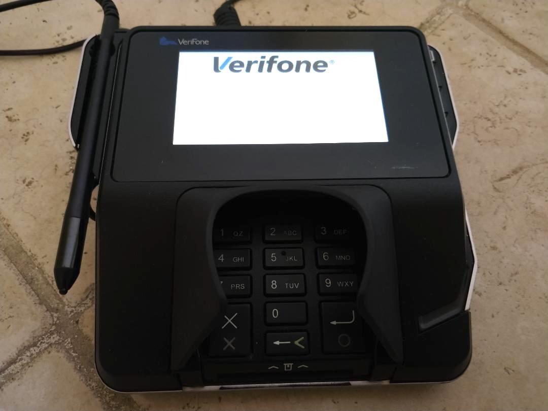 VeriFone MX 915 Credit Card Pinpad Terminal W/Chip Reader Stylus REFURBISHED